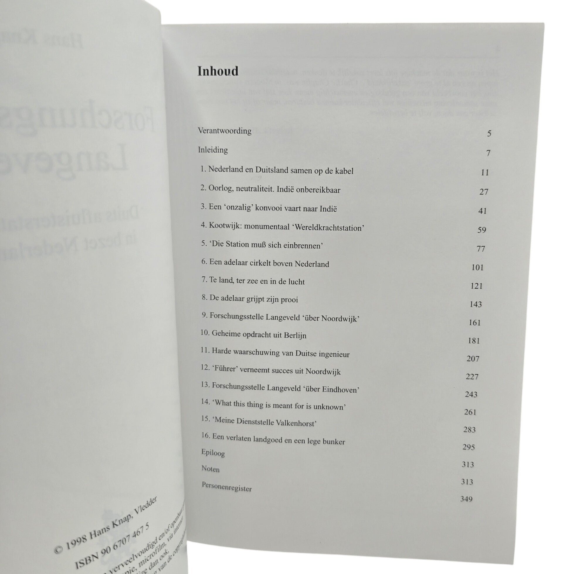 Original Dutch Book – Forschungsstelle Langeveld, Hans Knap (1998) — image 2
