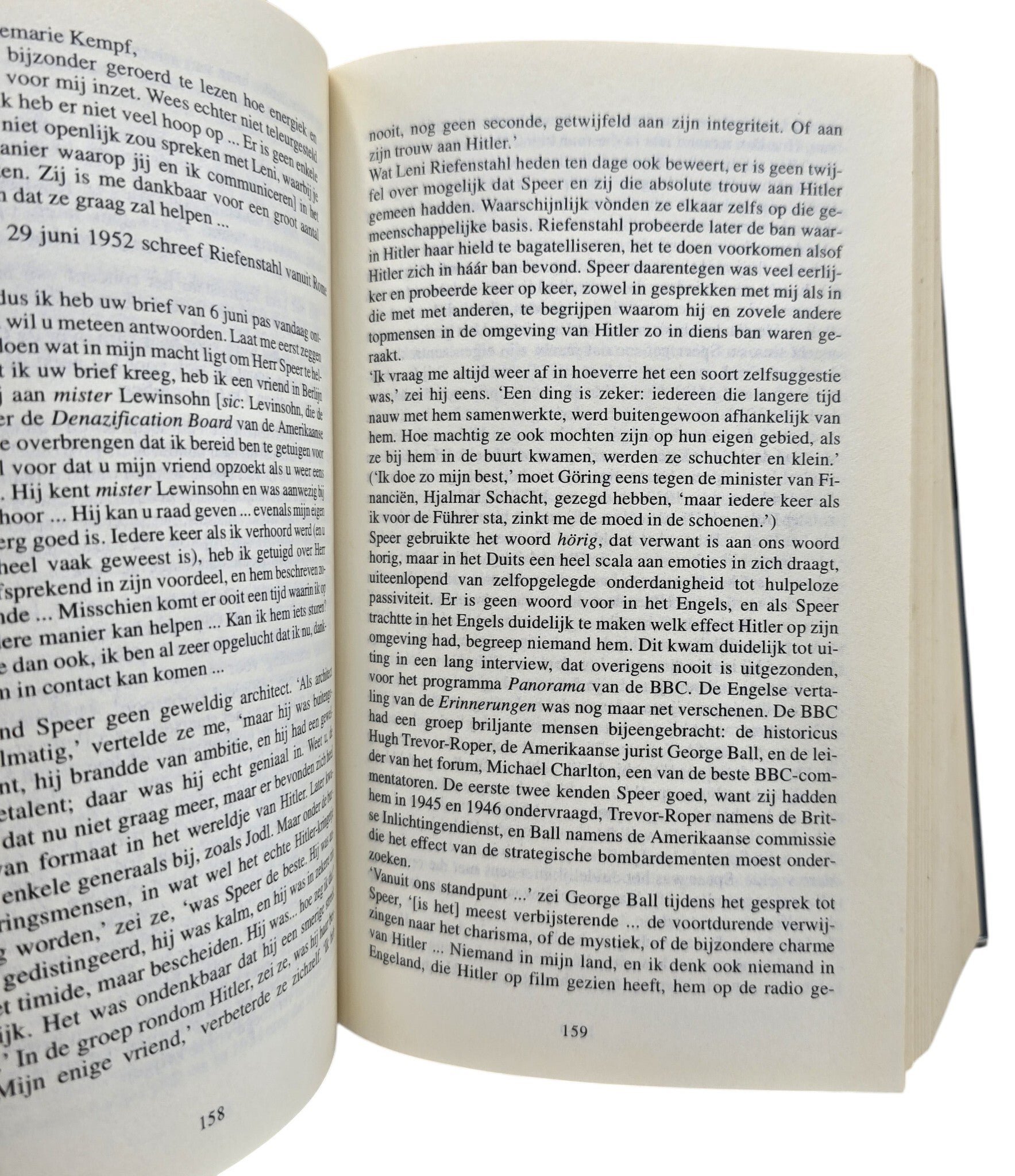 Original Dutch Book – Albert Speer: Verstrikt in de waarheid, Gitta Sereny, SIGNED Jan Cremer (1996) — image 3