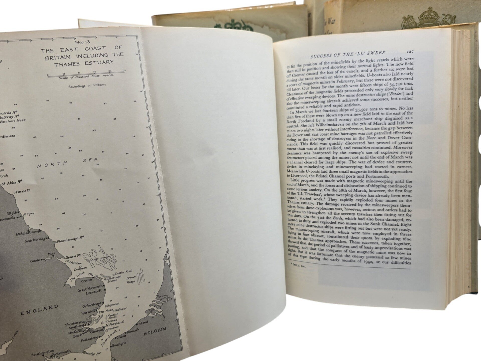 Original English Book – The War at Sea, complete series, S. W. Roskill (1954-1961) — image 2