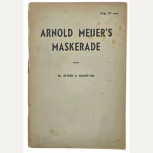 Original WW2 Dutch Collaboration Brochure - Arnold Meijer's Maskerade, Dr. …