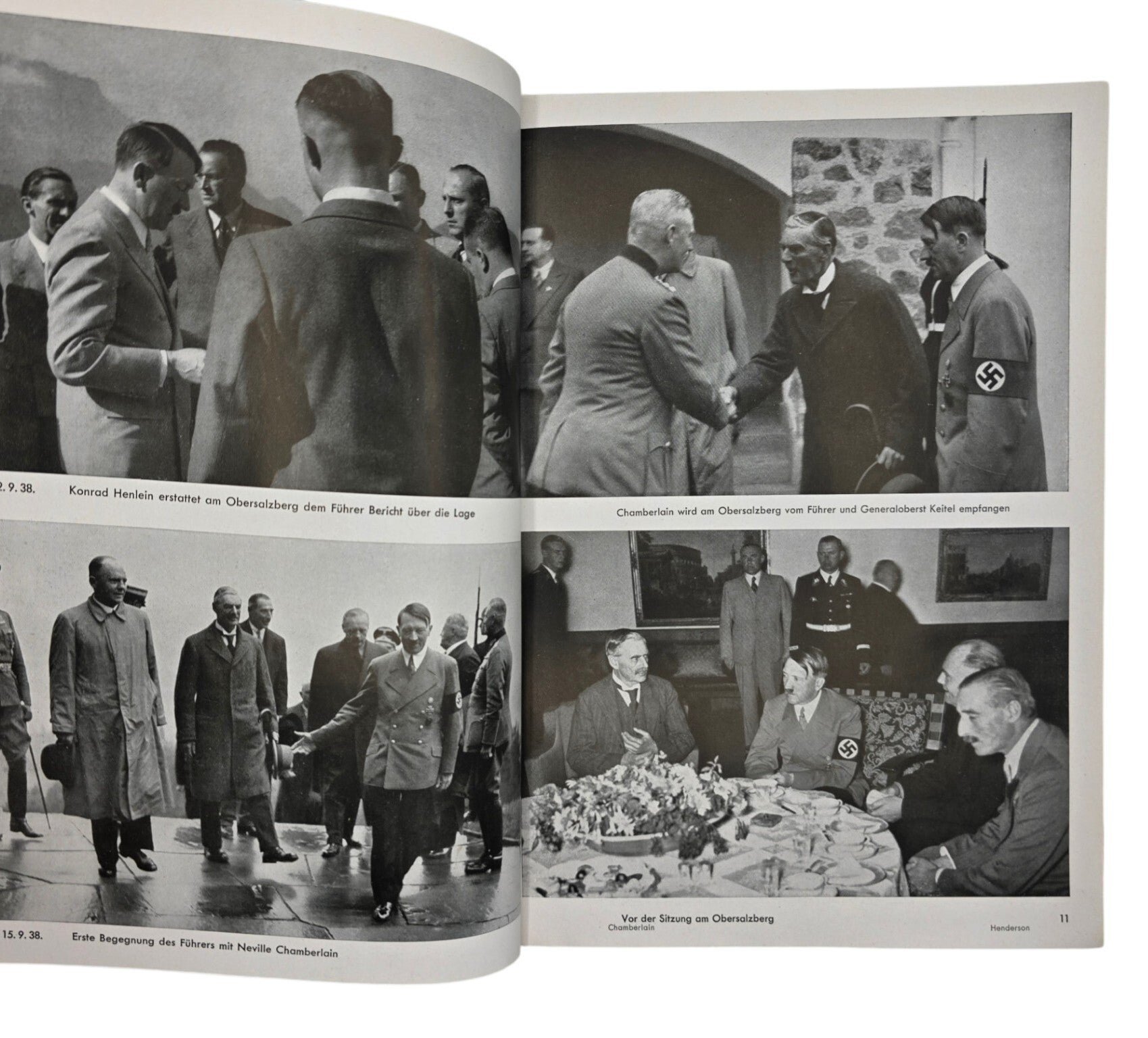 Original WW2 German Book - Hitler befreit Sudetenland, Heinrich Hoffmann (1938) — image 2