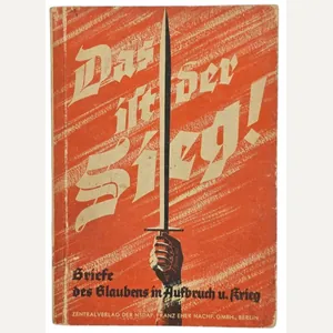 Original WW2 German Book - Das ist der Sieg, SS-Sturmbannführer …