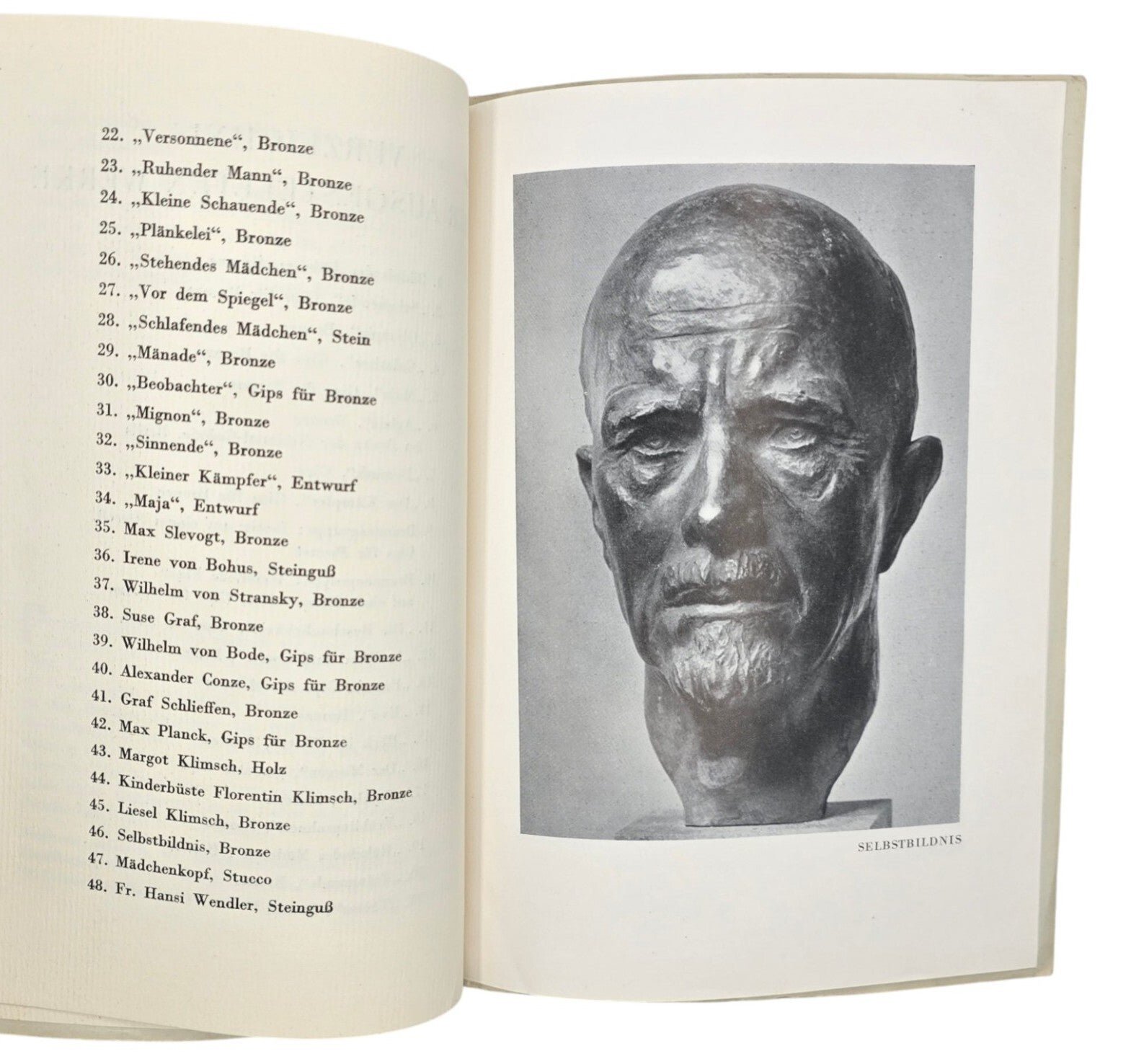 Original WW2 German Brochure - Fritz Klimsch Kollektiv Ausstellung November, Robert Scholz, Prague (1941) — image 4