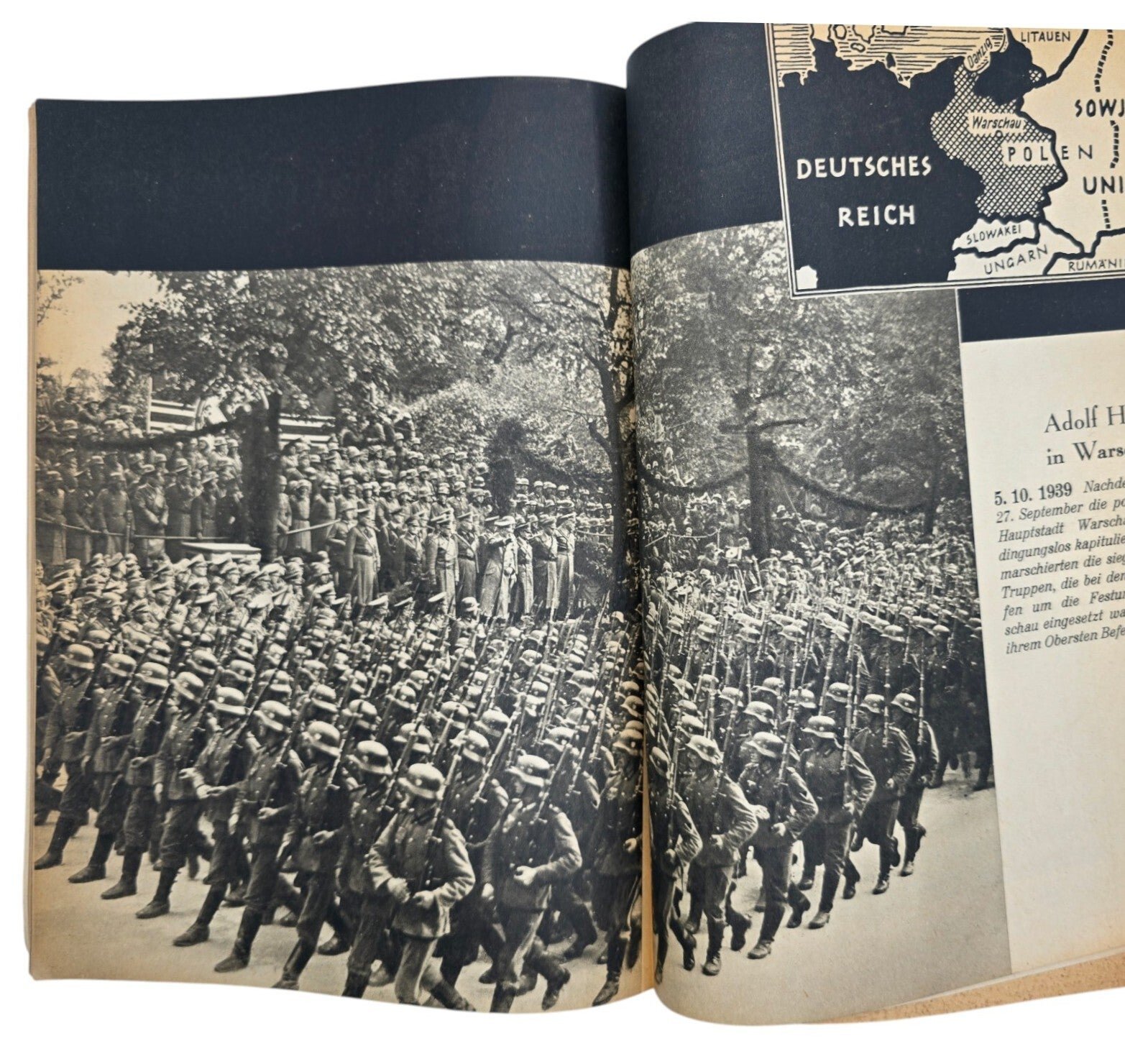 Original WW2 German Book - Das Reich Adolf Hitlers, Ein Bildbuch vom Werden Großdeutschlands (1940) — image 7