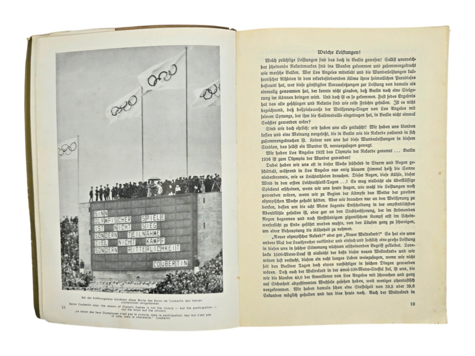 Original WW2 German Book - So kämpfte und siegte die Jugend der Welt, XI. Olympiade Berlin, Franz Miller (1936) — image 3