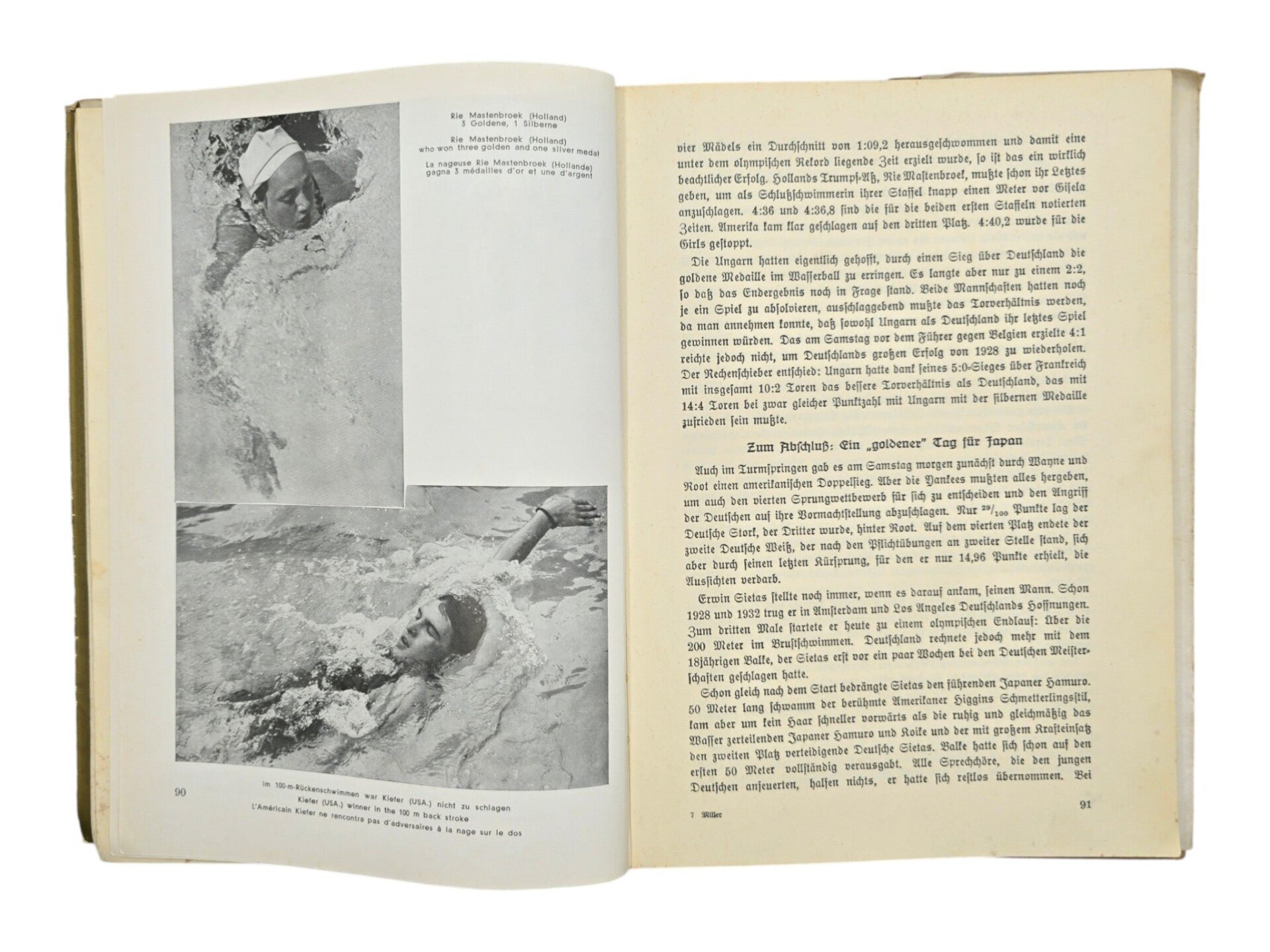 Original WW2 German Book - So kämpfte und siegte die Jugend der Welt, XI. Olympiade Berlin, Franz Miller (1936) — image 5