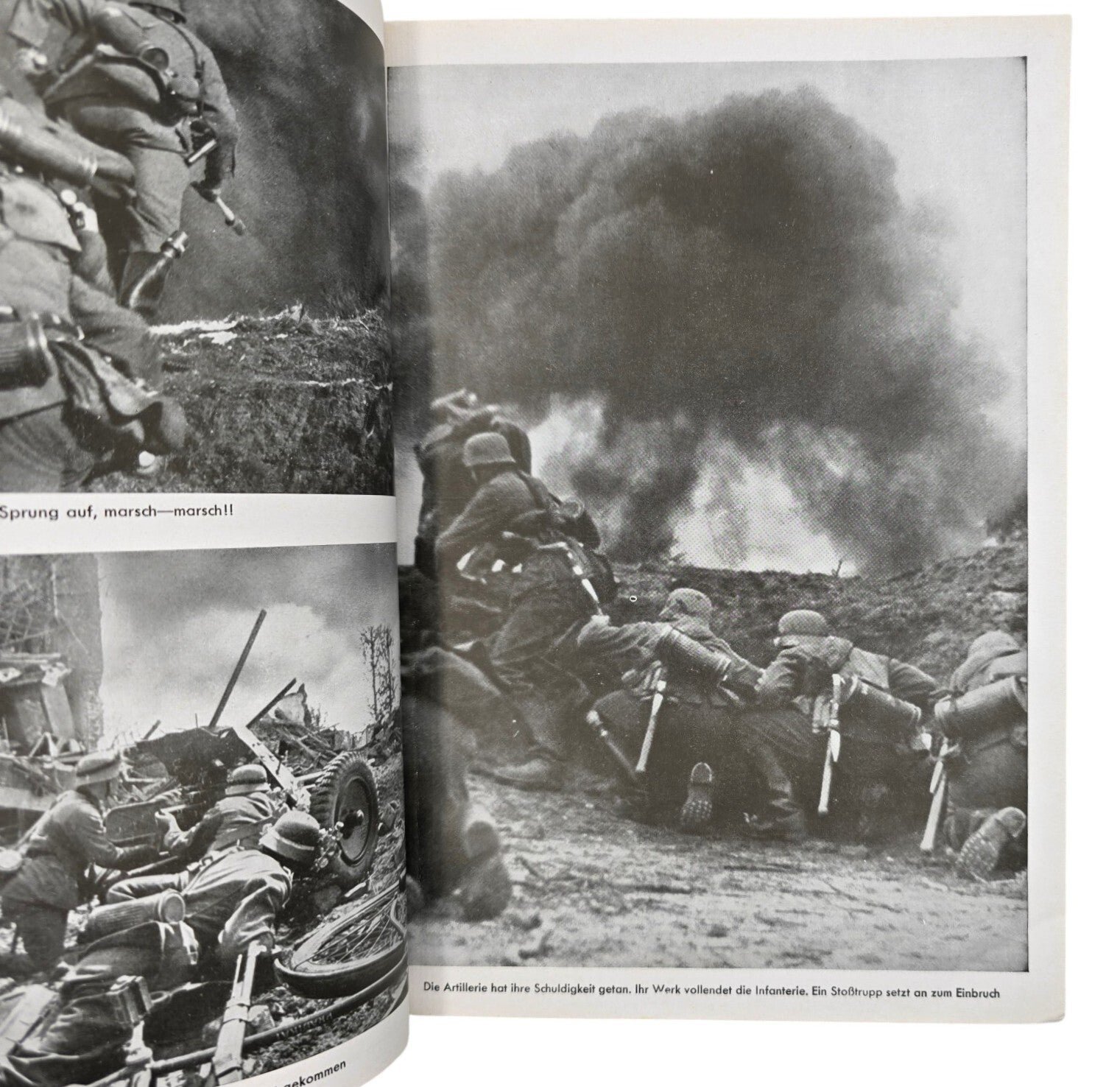 Original WW2 German Photo Book - Mit Hitler im Westen, Heinrich Hoffmann, KLD Lager Befehlsstelle Niederlande der HJ (1941) — image 3