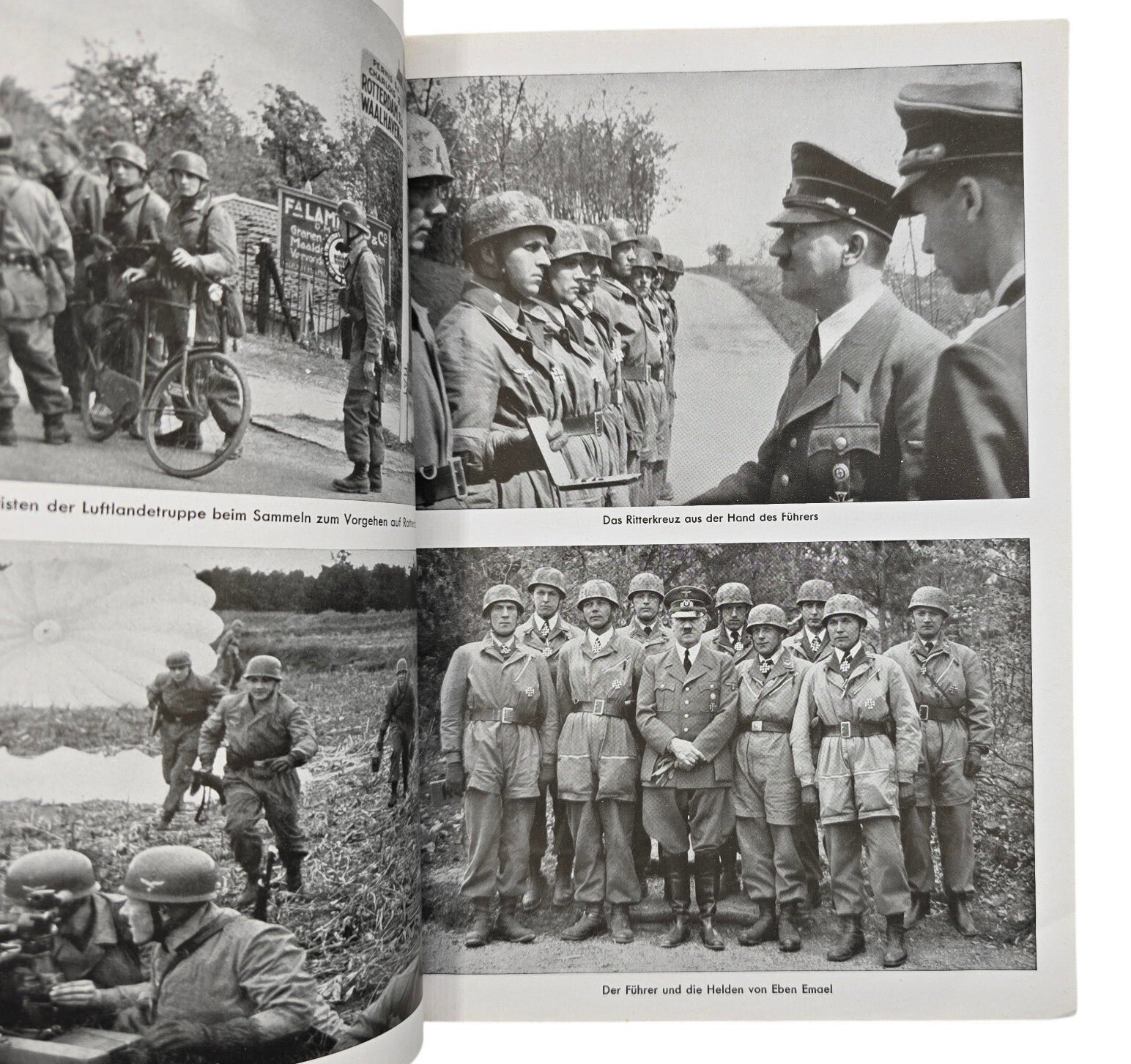Original WW2 German Photo Book - Mit Hitler im Westen, Heinrich Hoffmann, KLD Lager Befehlsstelle Niederlande der HJ (1941) — image 4