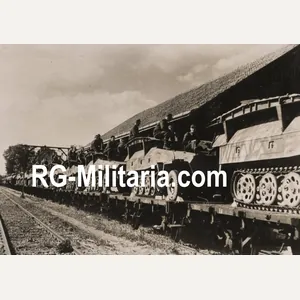 Original WW2 German Press Photo - German Panzer Sd.Kfz 251 …