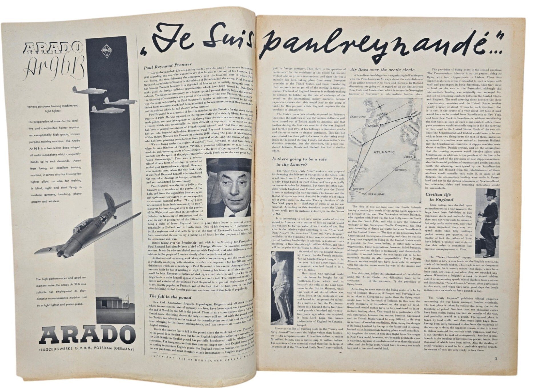 Original WW2 English Magazine - Signal No. 1, English language (1940) — image 2