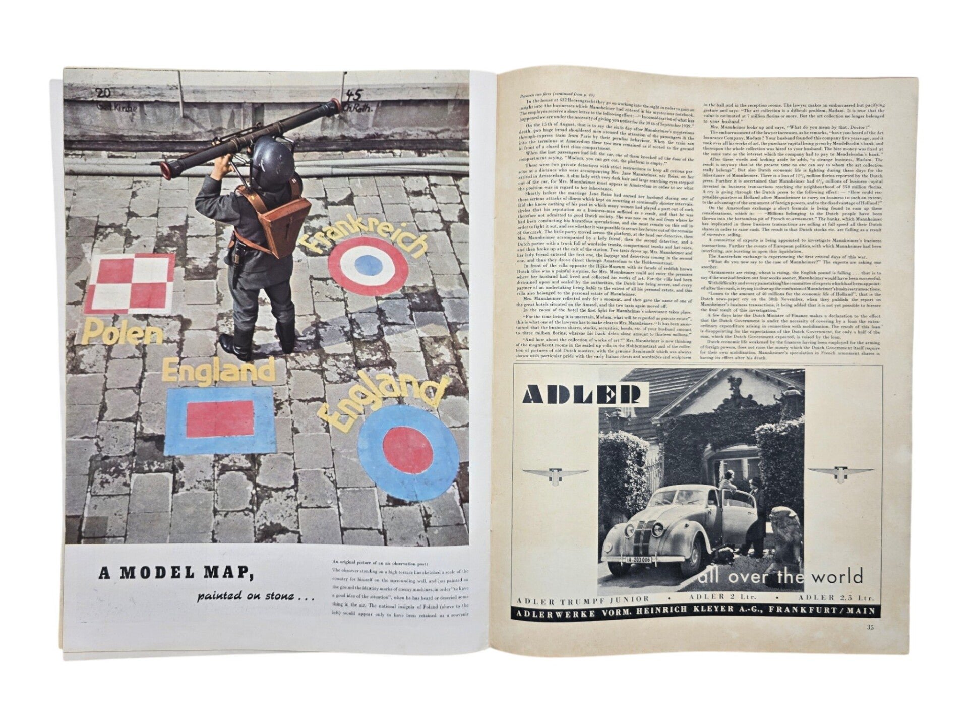 Original WW2 English Magazine - Signal No. 1, English language (1940) — image 8