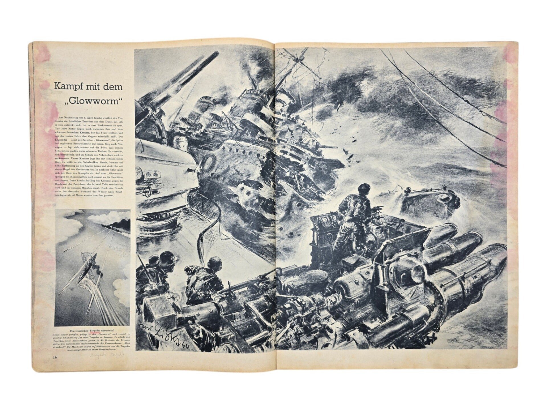 Original WW2 German Magazine - Signal No. 4, German language (1940) — image 5