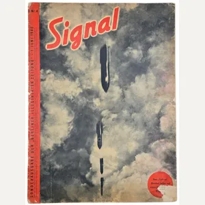 Original WW2 German Magazine - Signal No. 4, German language …