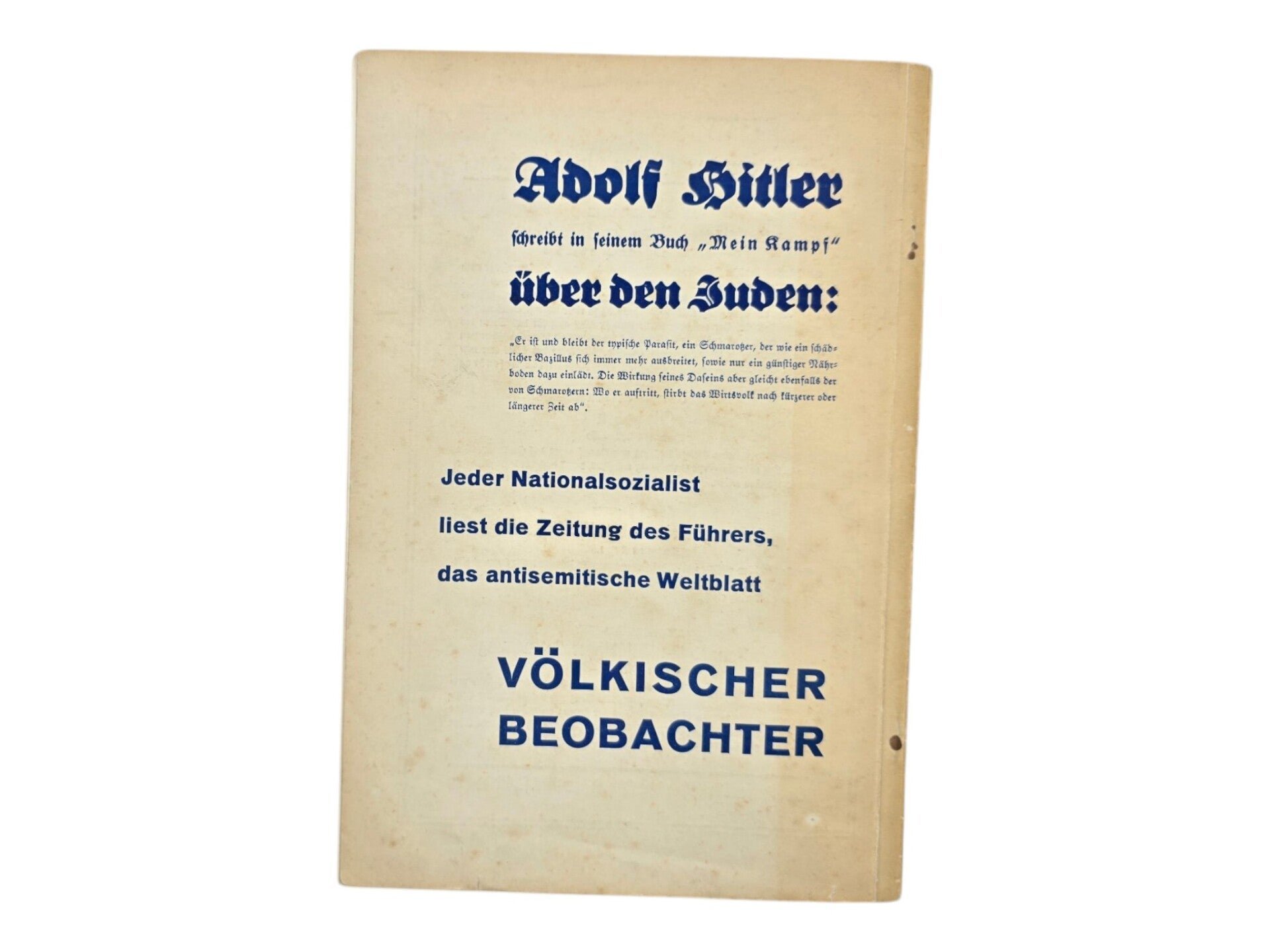 Original WW2 German Antisemitic Brochure - Die Geheimnisse der Weisen von Zion, Gottfried zur Beek with rare add-on (1935) — image 7