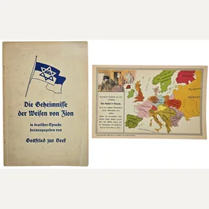Original WW2 German Antisemitic Brochure - Die Geheimnisse der Weisen …