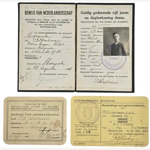 Original WW2 Dutch Document set - Margraten LBD and Mobilisation …