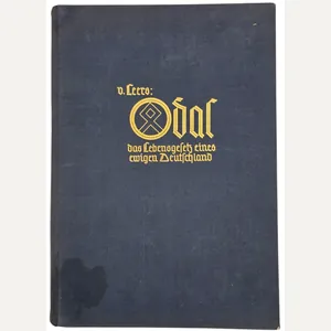 Original WW2 German NSDAP Book - Odal, Das Lebengesetz eines …