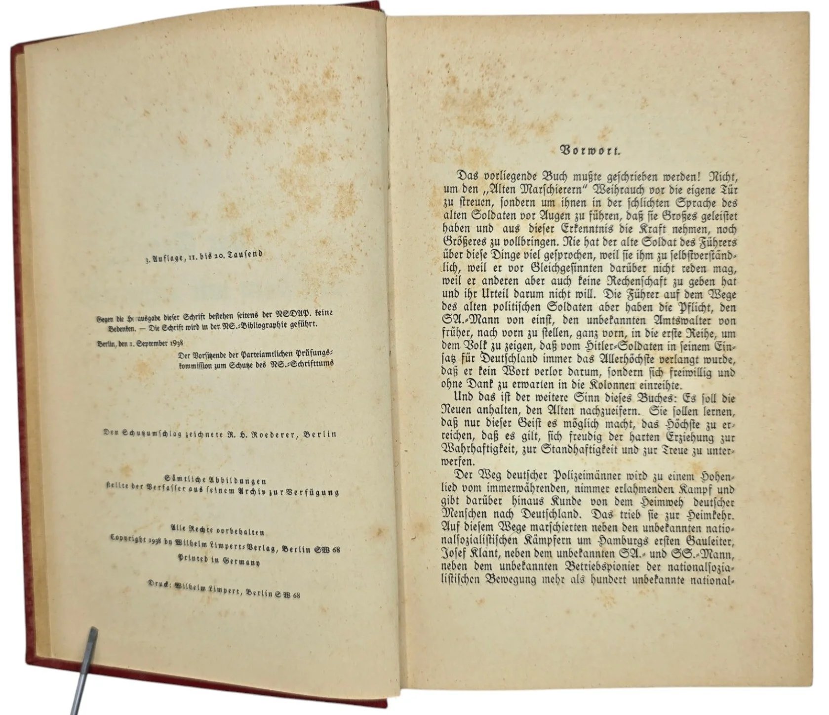 Original WW2 German NSDAP Book - Der Weg, auf dem wir angetreten, Alf Krüger (1938) — image 3