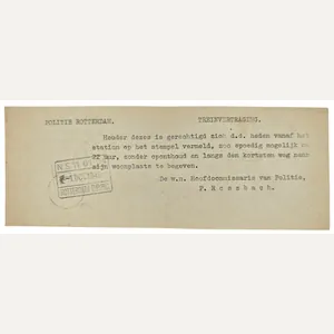 Original WW2 Dutch Document - Night pass to get home …