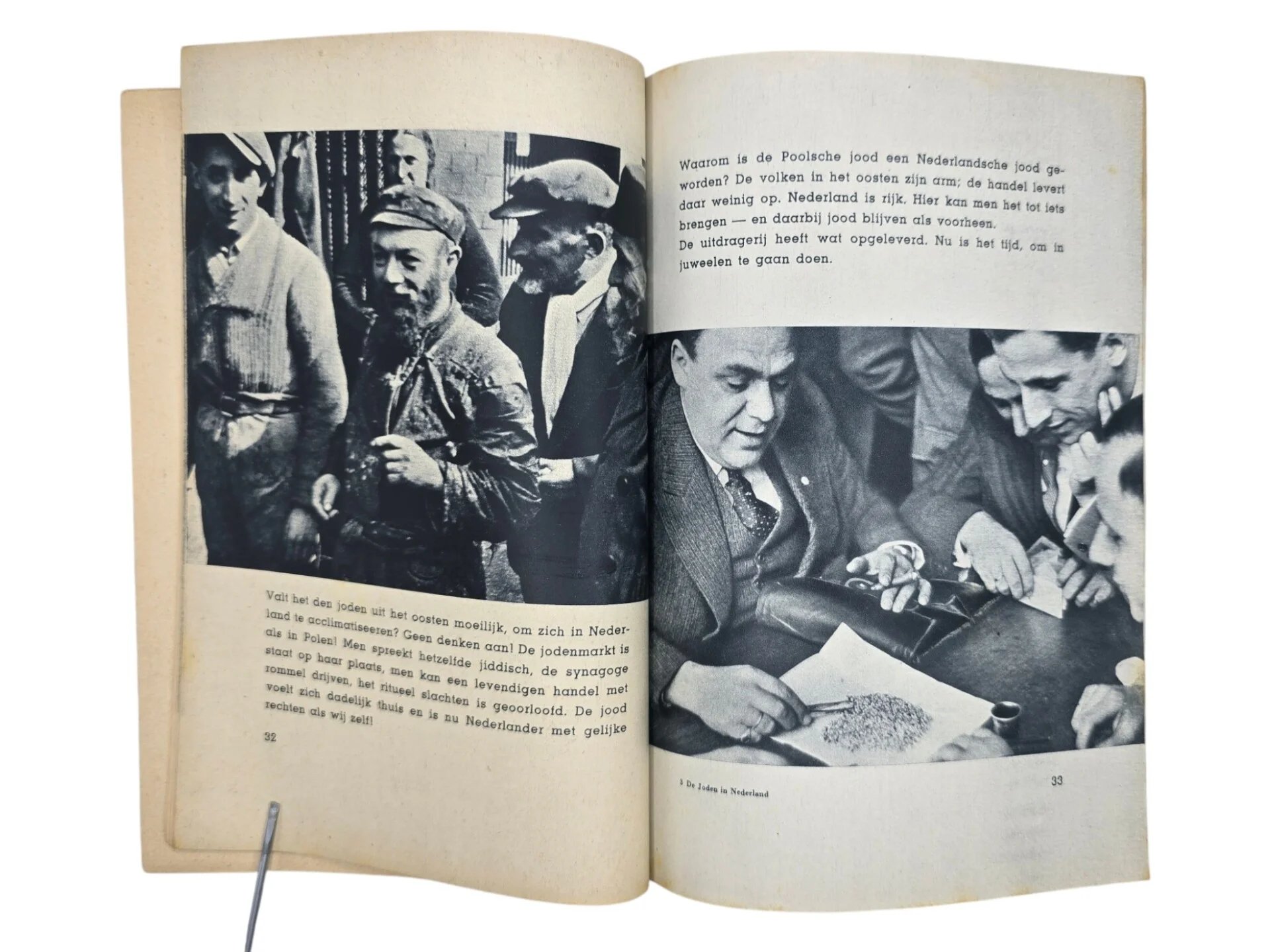 Original WW2 Dutch Anti-semitic Brochure - De Joden in Nederland, Hans Graf von Monts (1941) — image 5