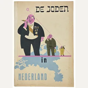 Original WW2 Dutch Anti-semitic Brochure - De Joden in Nederland, …