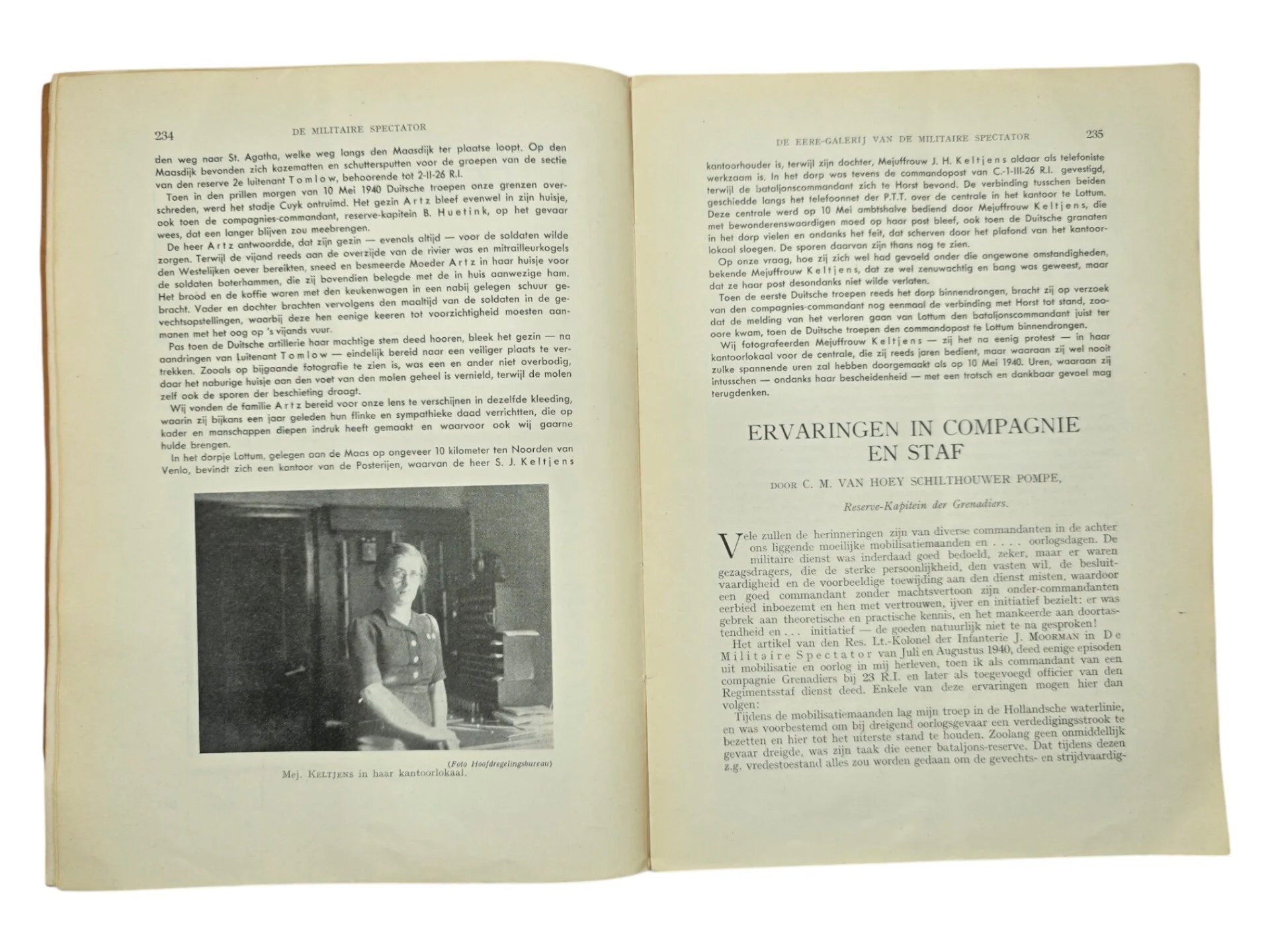 Original WW2 Dutch Brochure - De Militaire Spectator 110th Year No. 6 Maaslinie, Juni (1941) — image 3