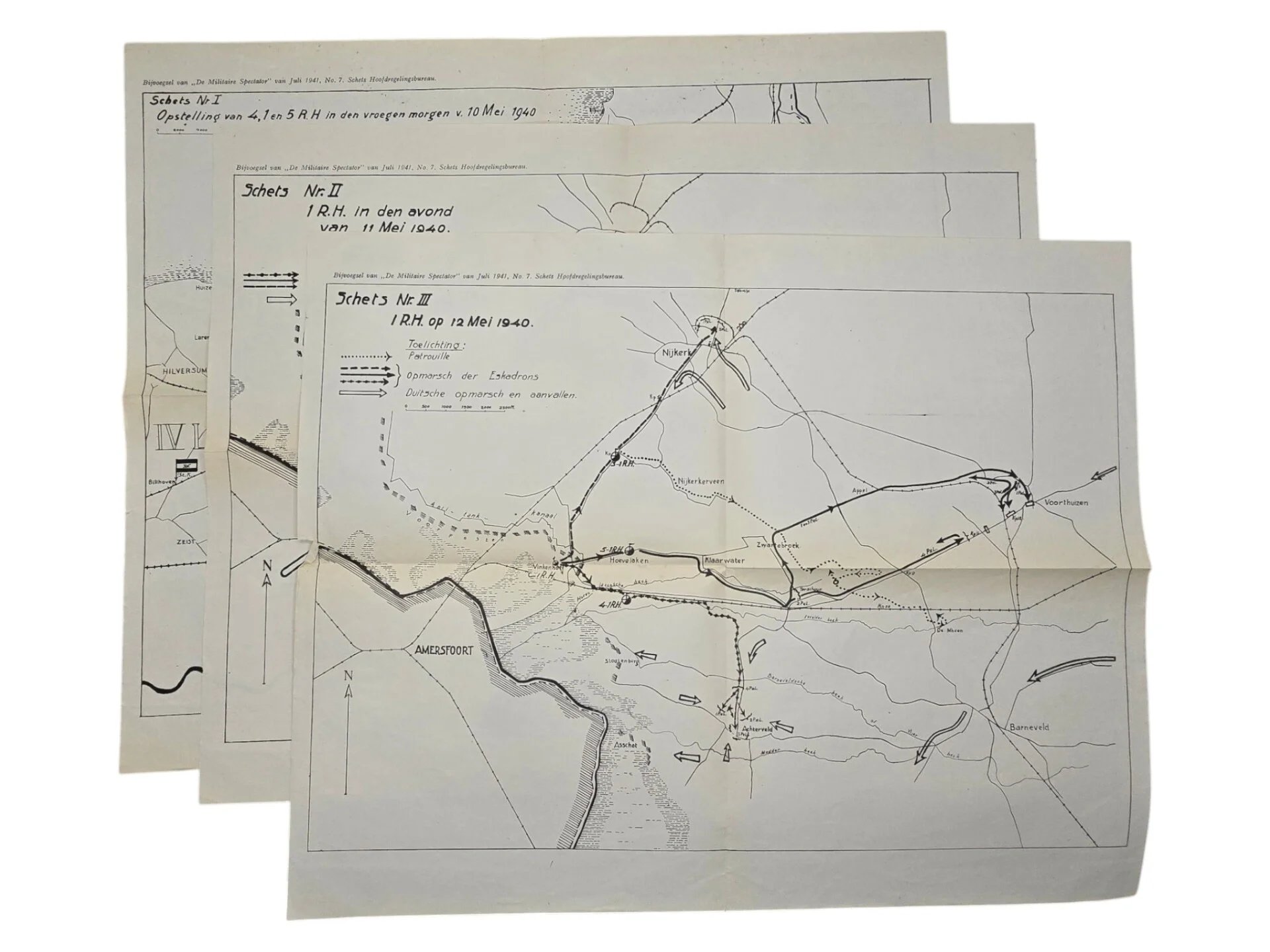 Original WW2 Dutch Brochure - De Militaire Spectator 110th Year No. 7, Grebbelinie, Juli (1941) — image 3