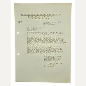 Original WW2 Dutch Collaboration WHN Document - Winterhulp Nederland circular …