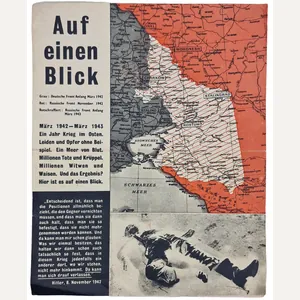 Original WW2 British Leaflet - G 12 Auf einen Blick …