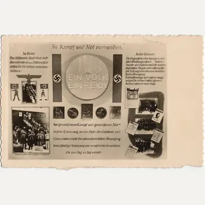 Original WW2 German Postcard - Grossausstellung Kampf um Wien (1941)