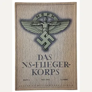 Original WW2 German NSFK magazine - Das NS-Fliegerkorps 3th year …