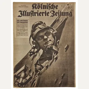 Original WW2 German magazine - Kölnische Illustrierte Zeitung 19th year …