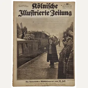 Original WW2 German magazine - Kölnische Illustrierte Zeitung 19th year …
