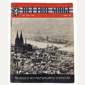 Original WW2 Norwegian Leaflet - N 21 Det Frie Norge …