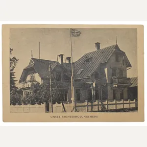 Original WW2 German Postcard - Unser Front Erholungsheim Feldpostkarte Revaler …