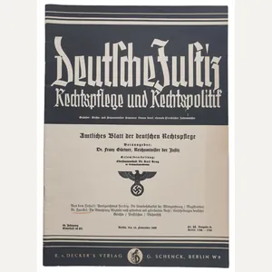 Magazine - Deutsche Justiz 98th year No 46 (1936)
