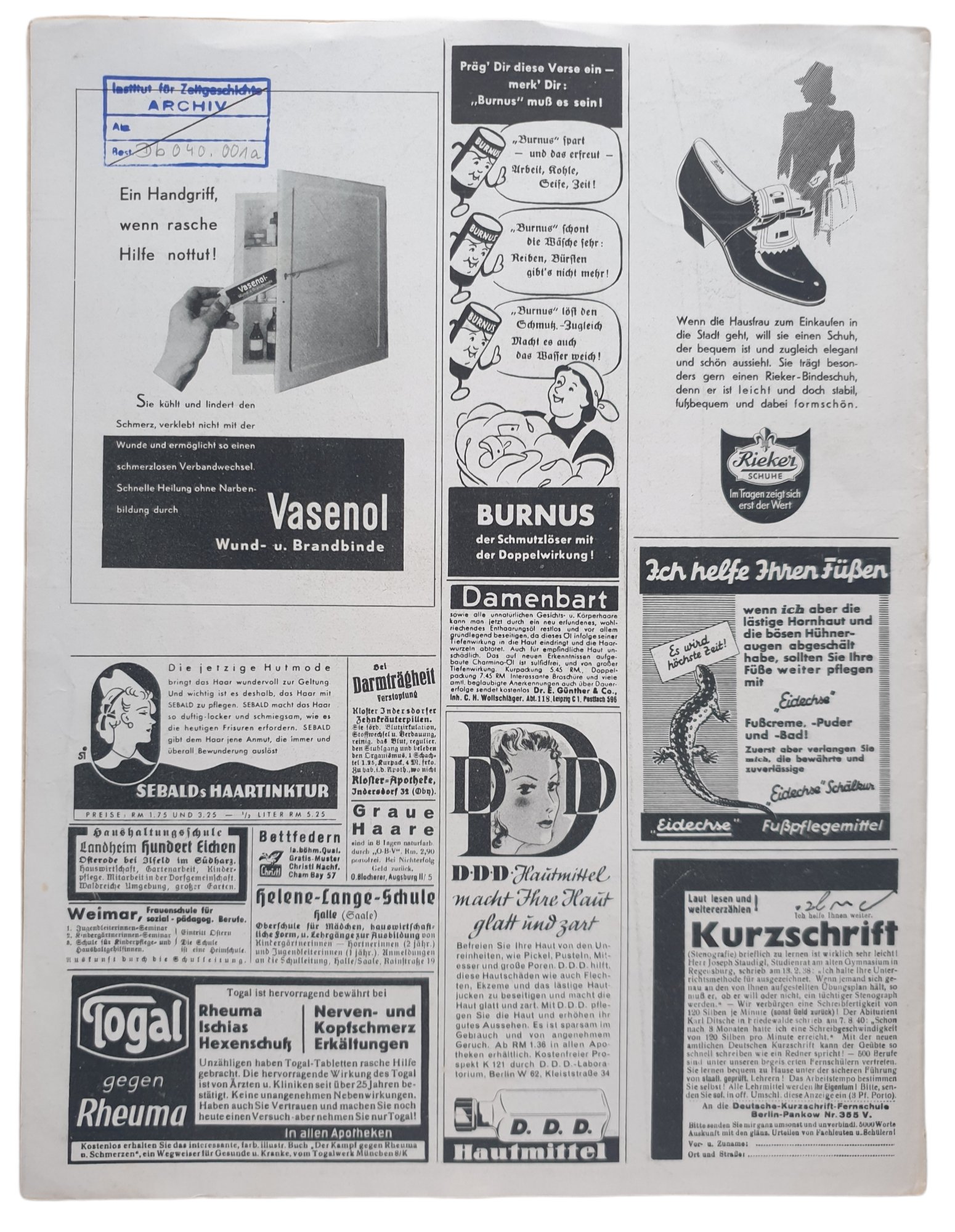 Magazine - N.S. Frauenwarte 9th year no. 17 (1941) — image 6