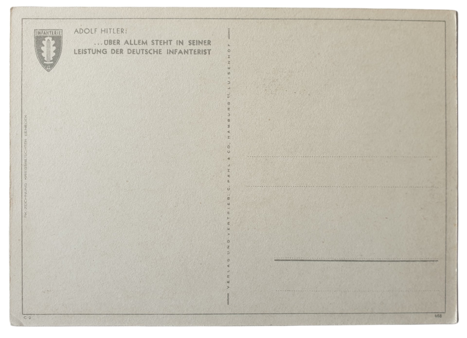 Postcard - Infanterie im kampf — image 2