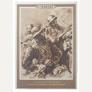Postcard - Infanterie im kampf
