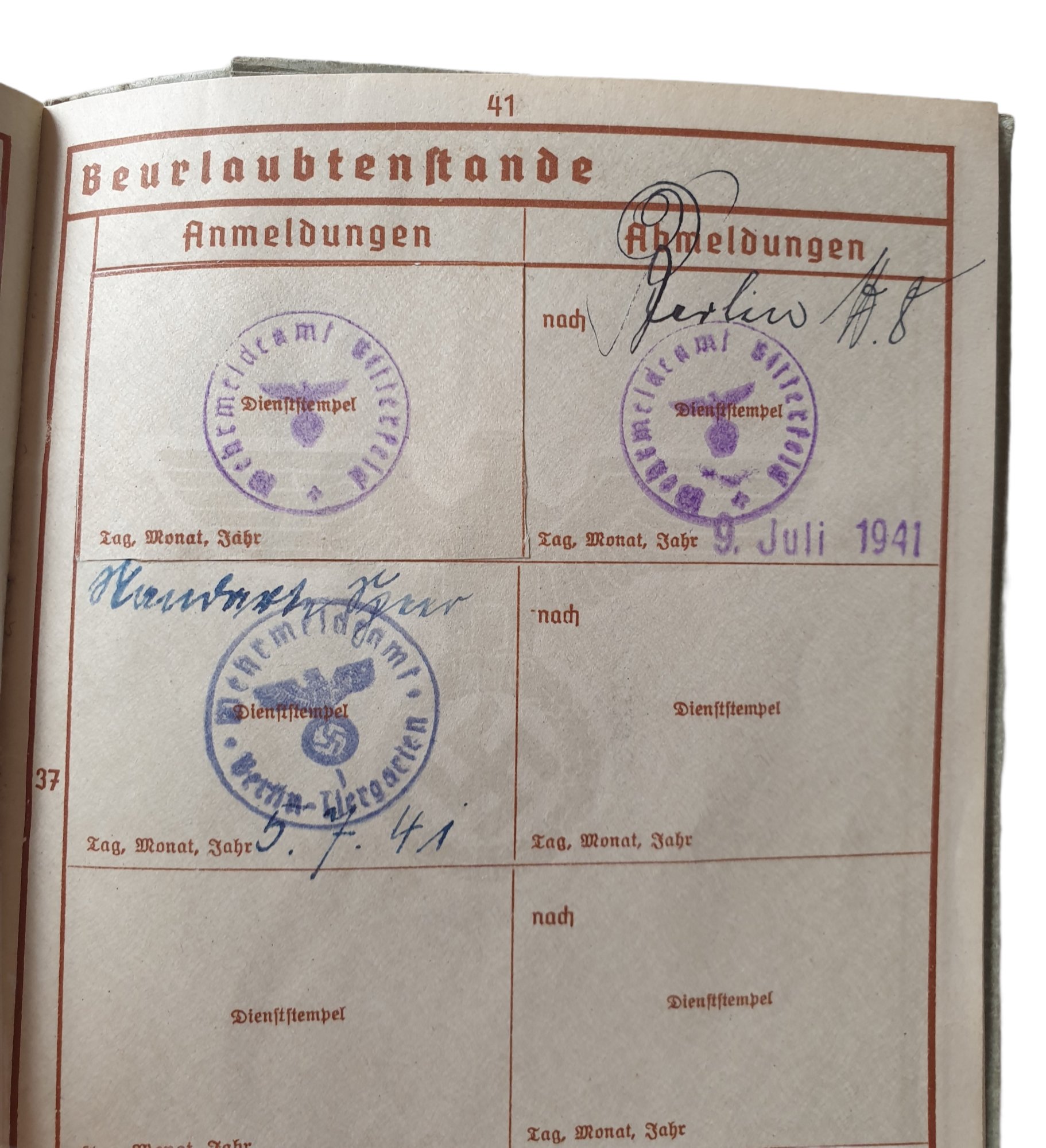 Wehrpass - Wehrpflichtiger Bitterfeld — image 10