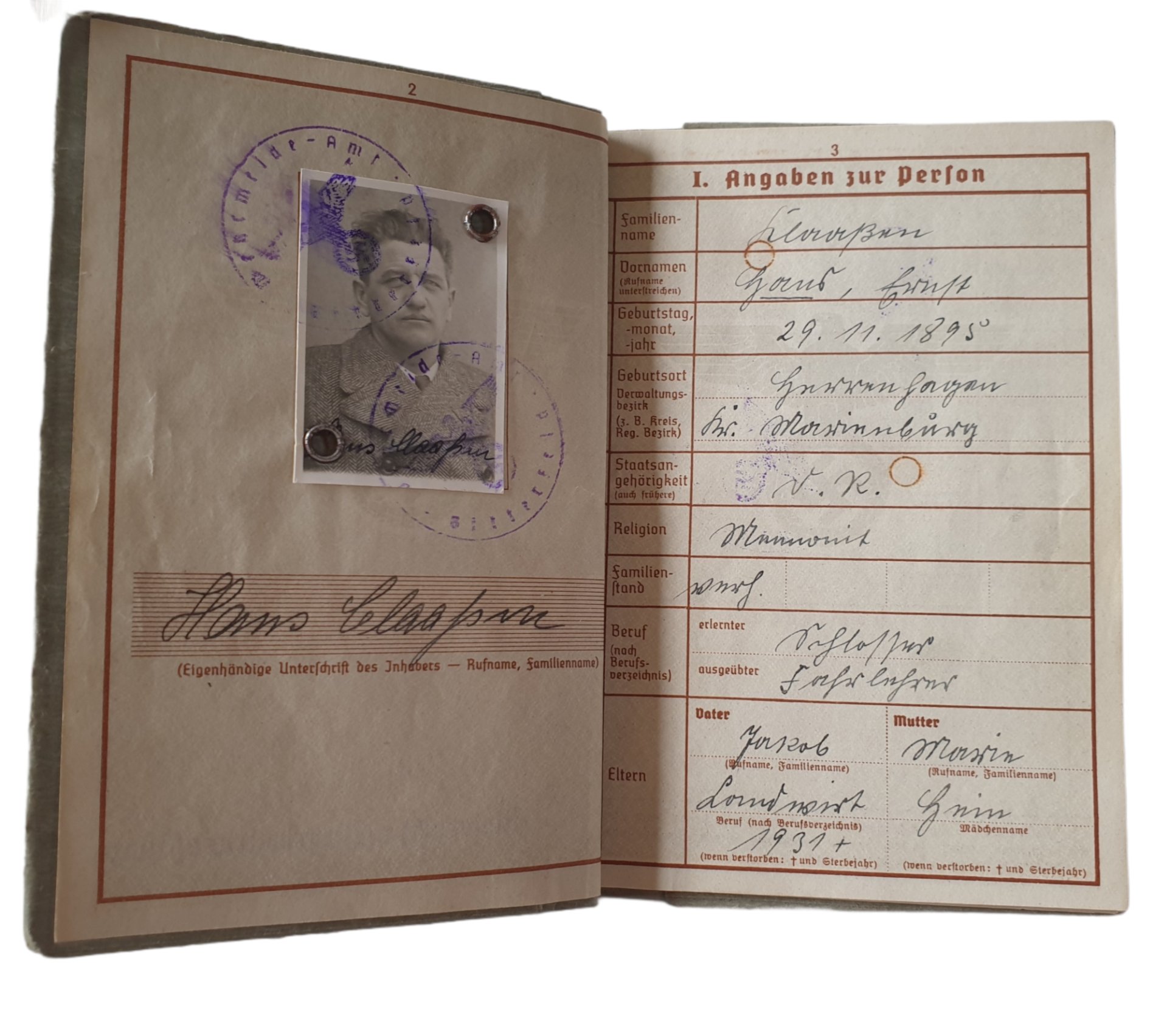 Wehrpass - Wehrpflichtiger Bitterfeld — image 2