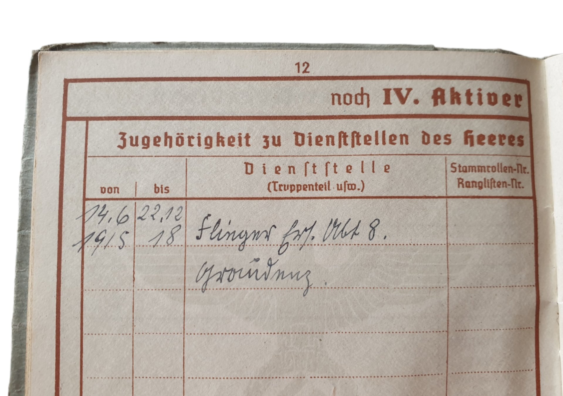 Wehrpass - Wehrpflichtiger Bitterfeld — image 5