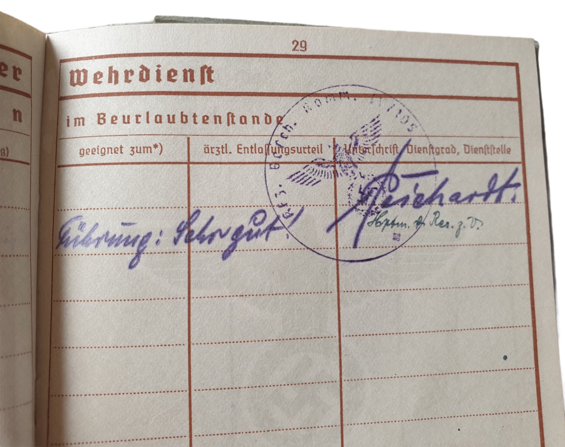 Wehrpass - Wehrpflichtiger Bitterfeld — image 8