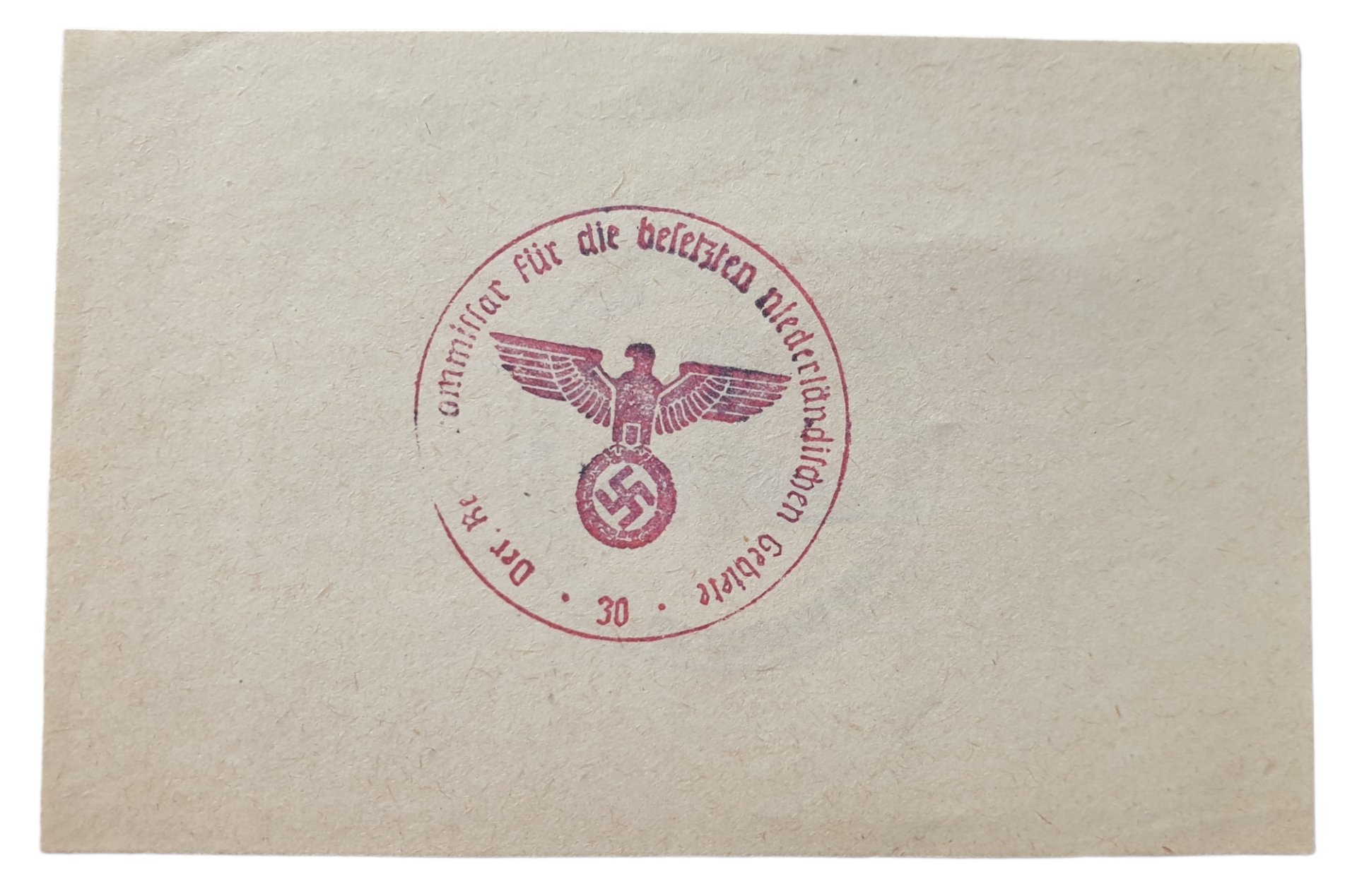 Stamp - Der Reichskommissar fur die besetzten Niederlandischen Gebiete — image 2