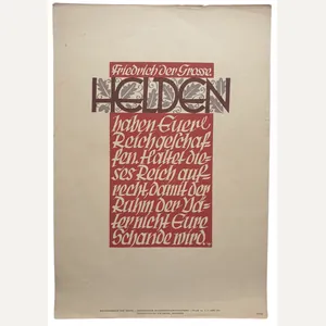 NSDAP Wochenspruch 1942 folge 23 Frederick the Great