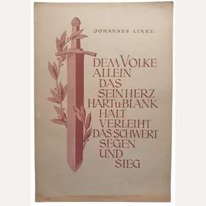 NSDAP Wochenspruch 1942 folge 51 Johannes Linke