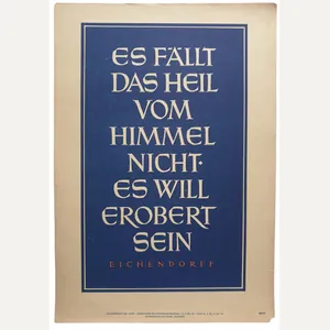 NSDAP Wochenspruch 1943 folge 32 Joseph von Eichendorff