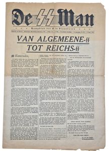 Original WW2 Flemish Collaboration Waffen SS Newspaper - De SS …