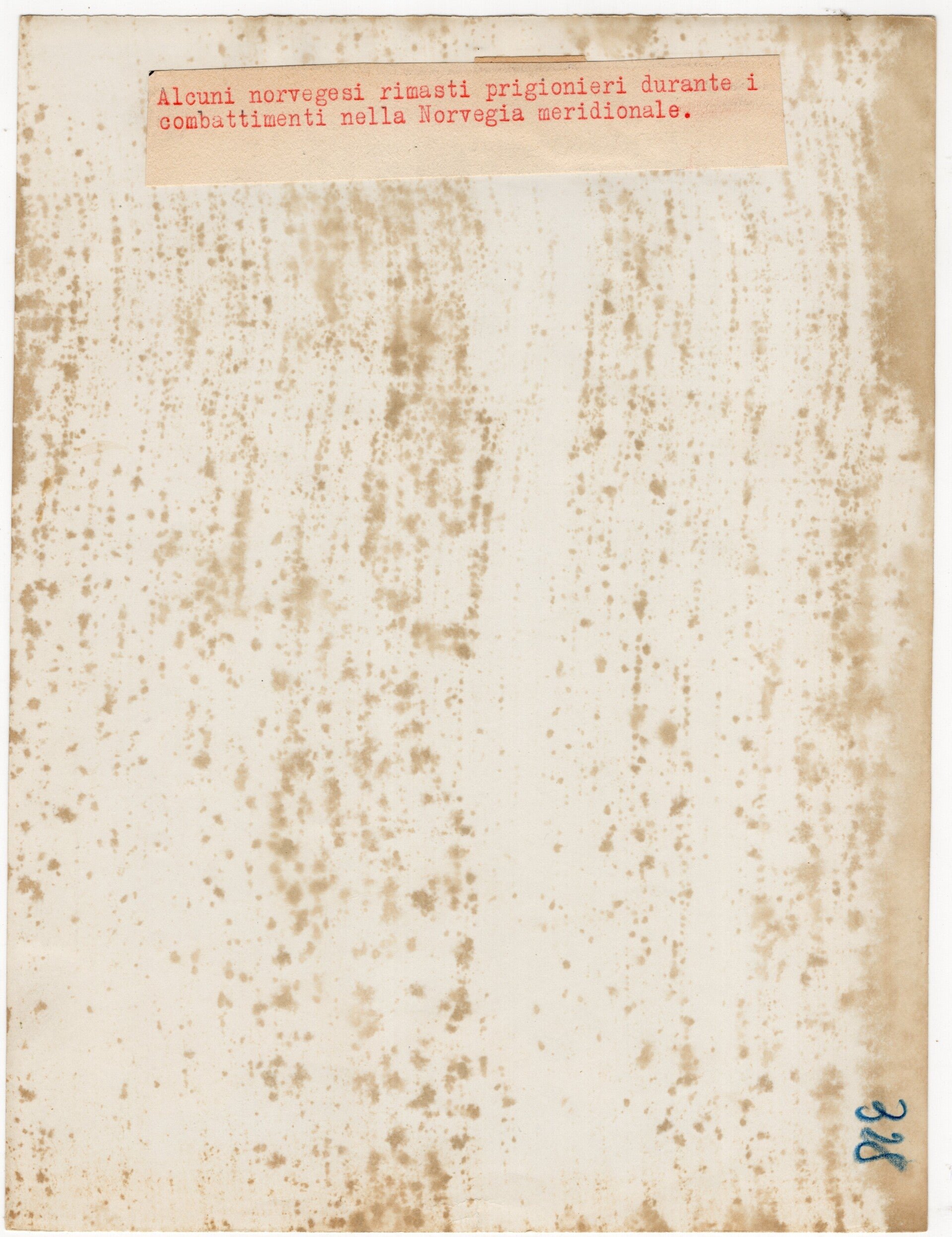 Original WW2 German Press Photo - Norwegian POW prisoners in Norway (1940) — image 2