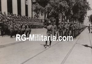 Original WW2 Italian Press Photo - Panzer-Grenadier-Division Feldherrnhalle marching, June …